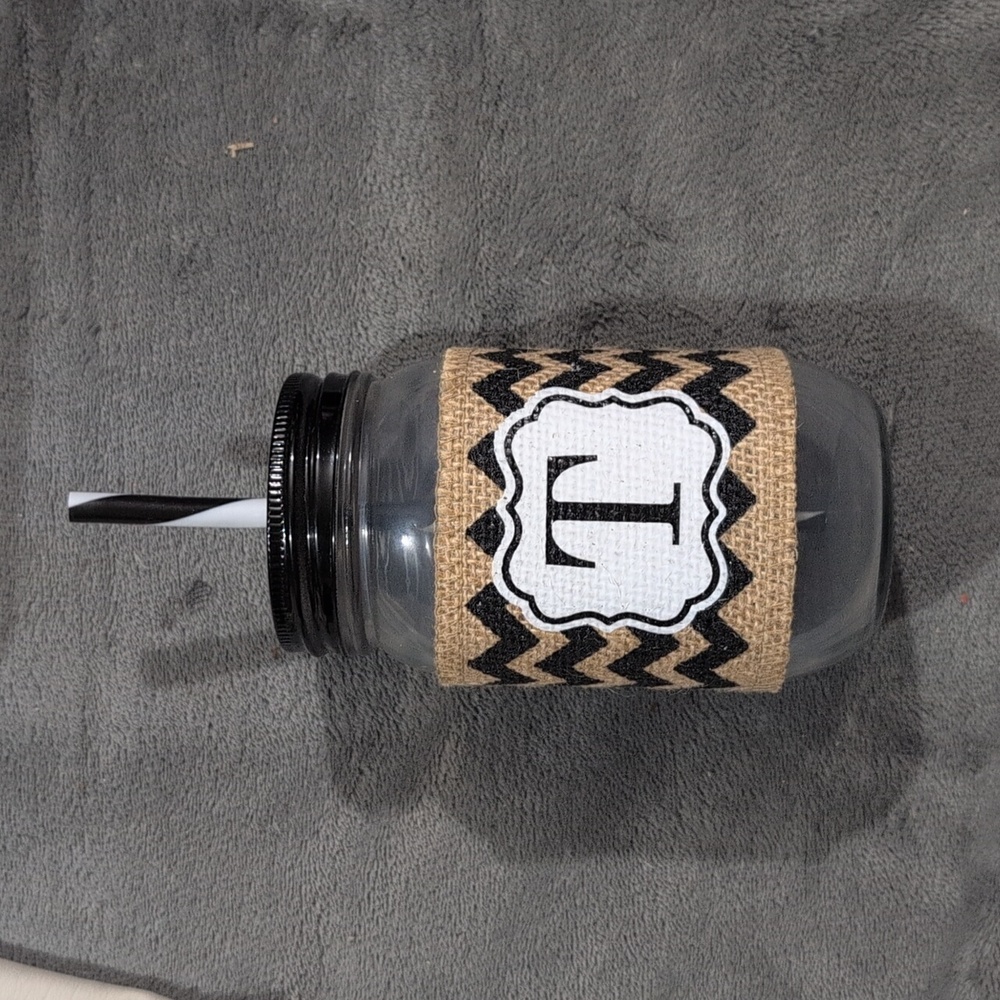 Decorative drinking glass